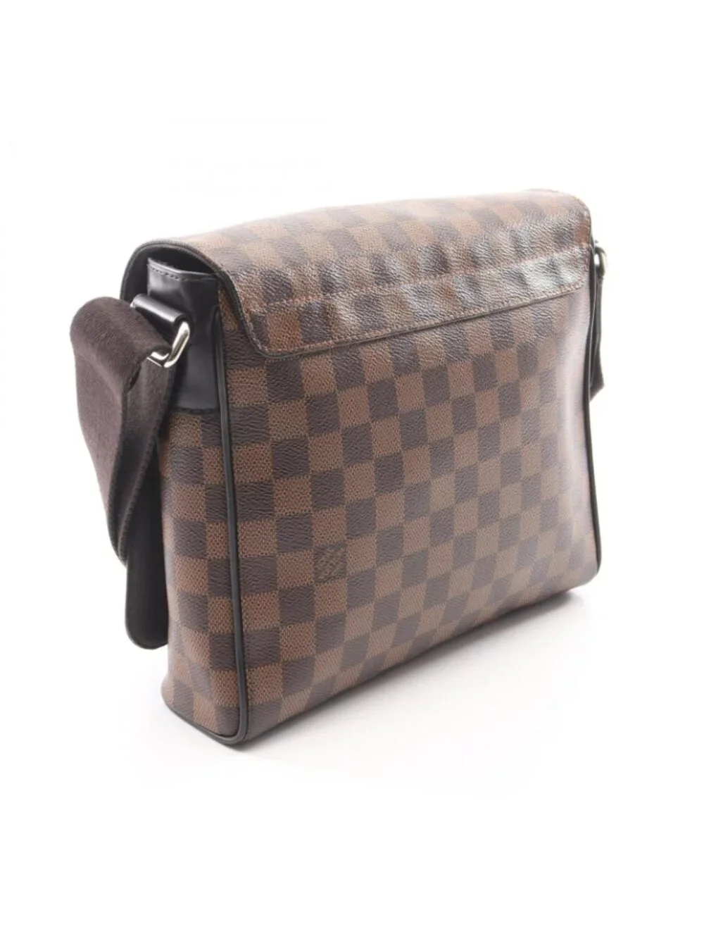 Louis Vuitton Shoulder Bag District PM NM Canvas Leather